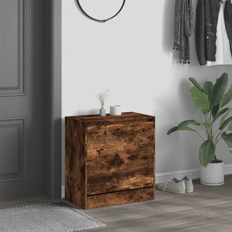 Vidaxx armoire à chaussures 60x34x63,5 cm bois traité, chêne fumé
