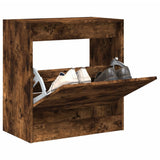 Vidaxx armoire à chaussures 60x34x63,5 cm bois traité, chêne fumé