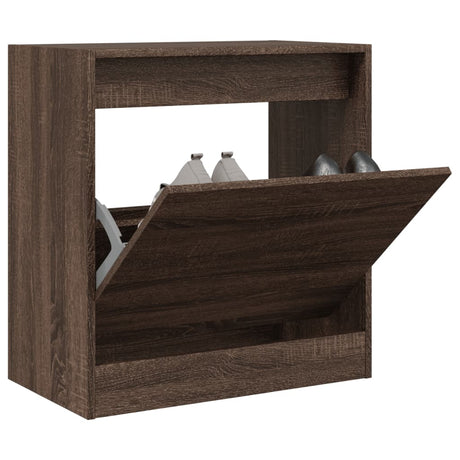 Vidaxx armoire à chaussures 60x34x63,5 cm bois fini couleur chêne marron