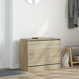 Vidaxl Cabinet da scarpe 80x34x63 cm Properpata in legno Oak colorato