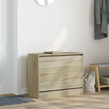 VidaXL armoire à chaussures 80x34x63 cm bois d'ingénierie chêne sonoma
