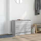 Vidaxl Cabinet da scarpe 80x34x63 cm Colore di quercia Sonoma in legno Grey