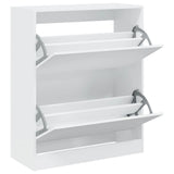Vidaxx armoire à chaussures 80x34x96,5 cm bois d'ingénierie blanc