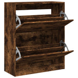 Vidaxx armoire à chaussures 80x34x96,5 cm bois traité, chêne fumé