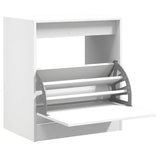 Vidaxx meuble à chaussures 60x42x69 cm bois d'ingénierie blanc