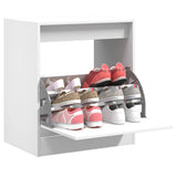 Vidaxx meuble à chaussures 60x42x69 cm bois d'ingénierie blanc
