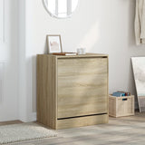 VidaXL armoire à chaussures 60x42x69 cm bois d'ingénierie chêne sonoma