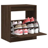 Vidaxx armoire à chaussures 60x42x69 cm bois fini couleur chêne marron