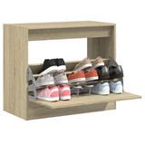 Vidaxl Cabinet da scarpe 80x42x69 cm Properpata Sonoma Oak -Colorato