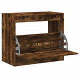 Vidaxx armoire à chaussures 80x42x69 cm bois traité, chêne fumé
