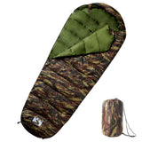 VidaXL sac de couchage momie pour adultes camping 3 saisons