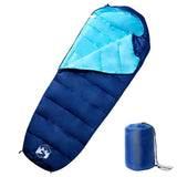 VidaXL sac de couchage momie pour adultes 3 saisons