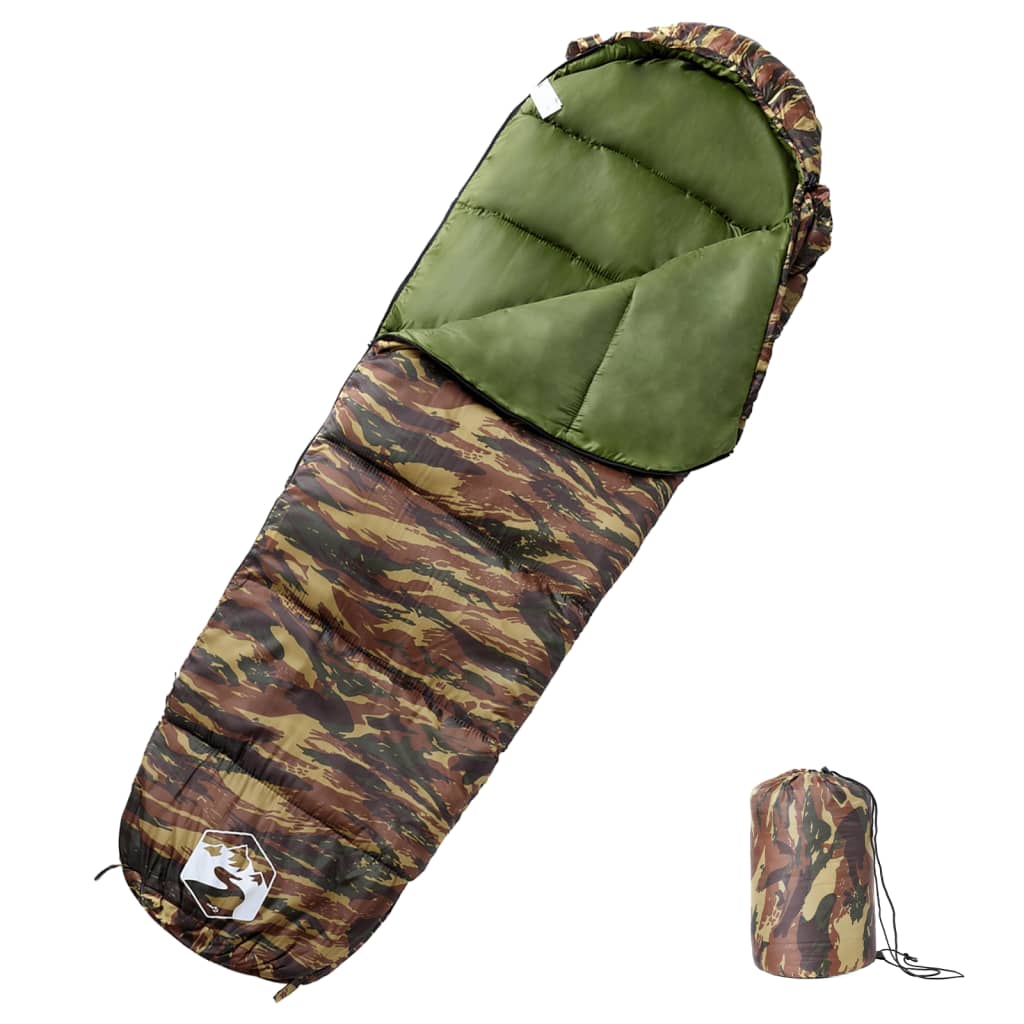VidaXL sac de couchage momie pour adultes 3 saisons