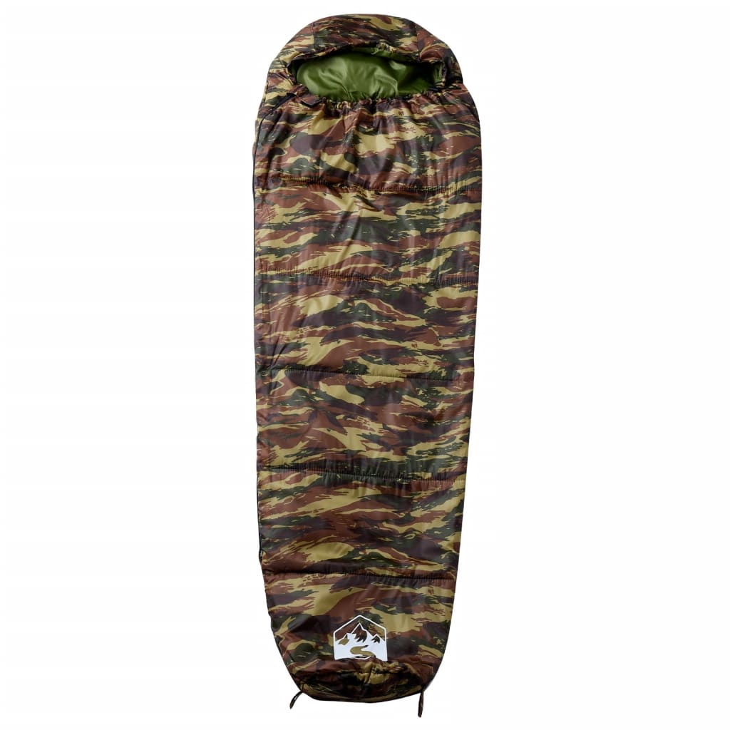 VidaXL sac de couchage momie pour adultes camping 3 saisons