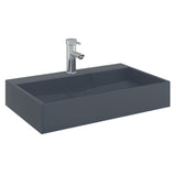 VidaXL Washbasin 60x38x11 cm Mineral cast marble cast anthracite