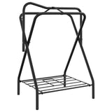 VidaXL saddle rack Collapsible detached iron black