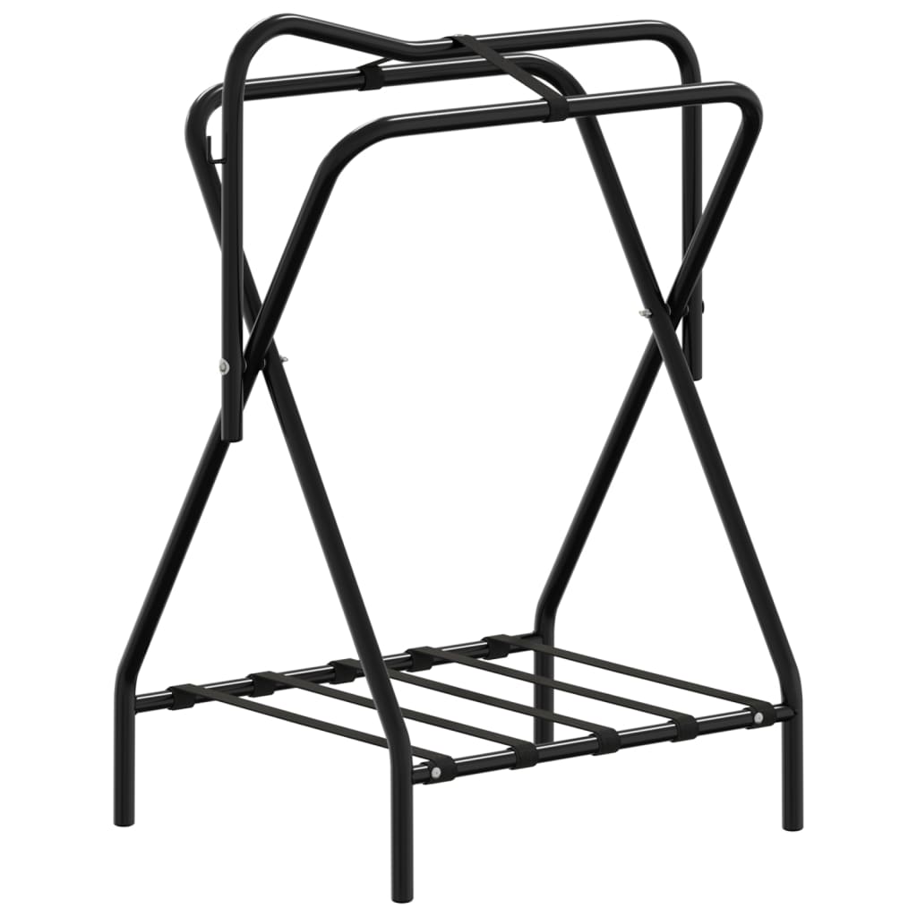 VidaXL saddle rack Collapsible detached iron black