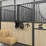 Vidaxl Bridle Holder Wall -Montert jern svart