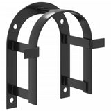 Vidaxl Bridle Holder Wall -Montert jern svart