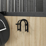 Vidaxl Bridle Holder Mur-MountEd Fir Black