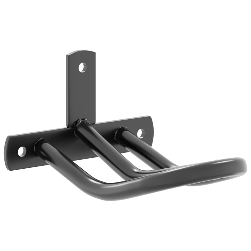 Vidaxl Bridle Holder Mur-MountEd Fir Black