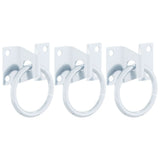 Vidaxxl anneaux pour assiettes 3 pcs acier couleur argent