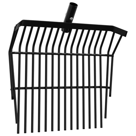 Tête de fourche VidaXL à 14 dents en acier noir