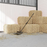 Vidaxxl manche de fourche ø3,5x127,5 cm acier noir