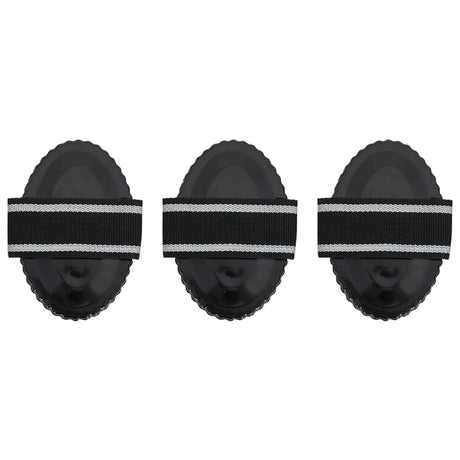 VidaXL étrilles 3 pcs acier noir