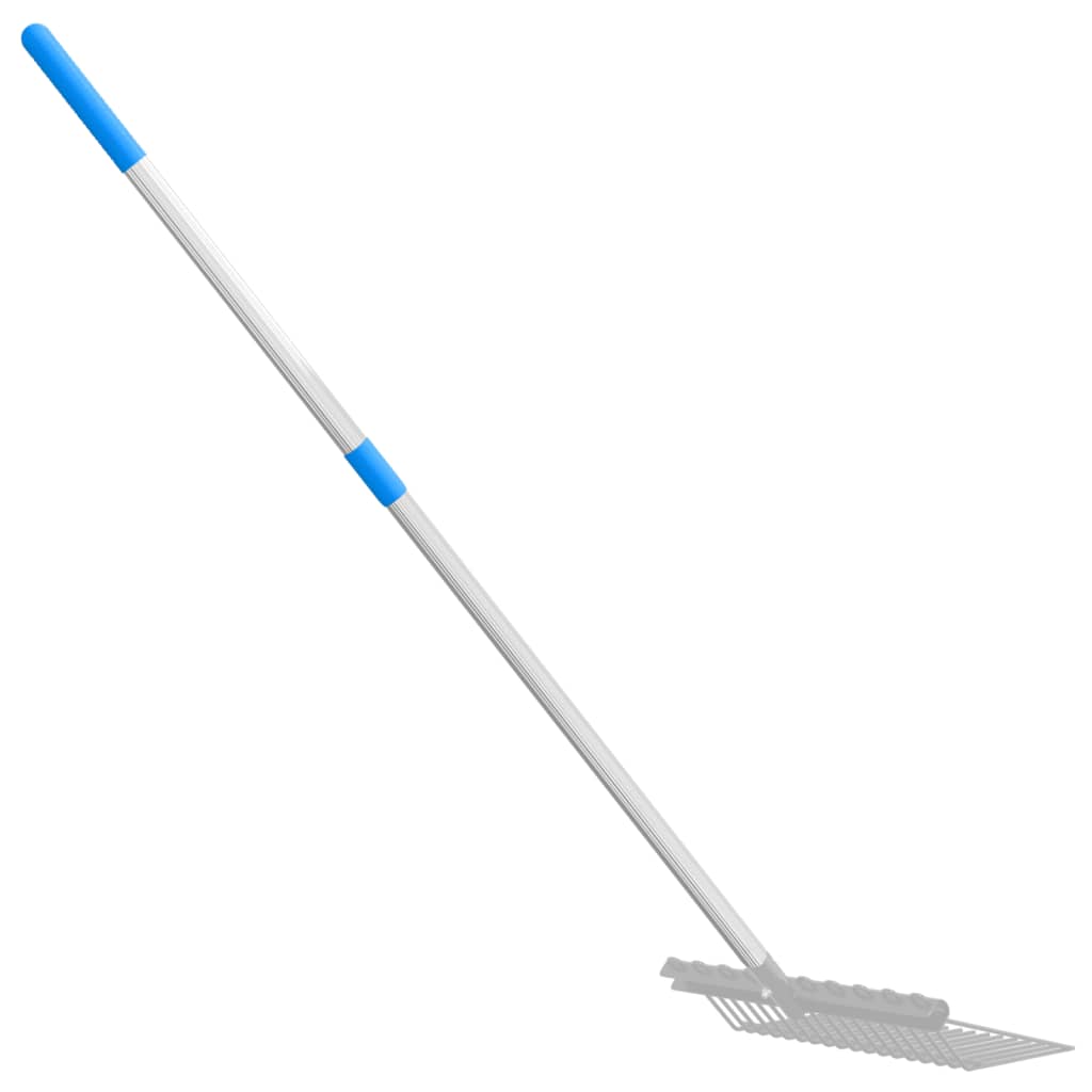 Vidaxl manche de fourche télescopique en acier couleur argent