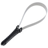 Vidaxl couteau à sueur, double face en acier inoxydable, couleur argent