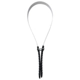 Vidaxl couteau à sueur, double face en acier inoxydable, couleur argent