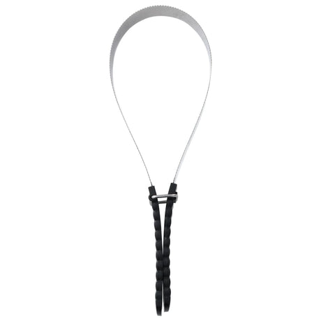 Vidaxl couteau à sueur, double face en acier inoxydable, couleur argent