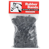 Vidaxl élastiques à cheveux cheval 500 pcs silicone noir