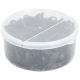 Vidaxl élastiques à cheveux cheval 500 pcs silicone noir