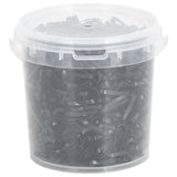Vidaxl élastiques à cheveux cheval 1500 pcs silicone noir