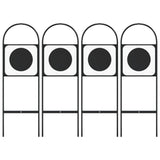 VidaXL lettres de dressage 4 pcs acier