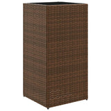 Vidaxx jardinière 40x40x80 cm poly rotin marron