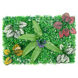 Vidaxl cerca con plantas artificiales 24 st 40x60 cm verde