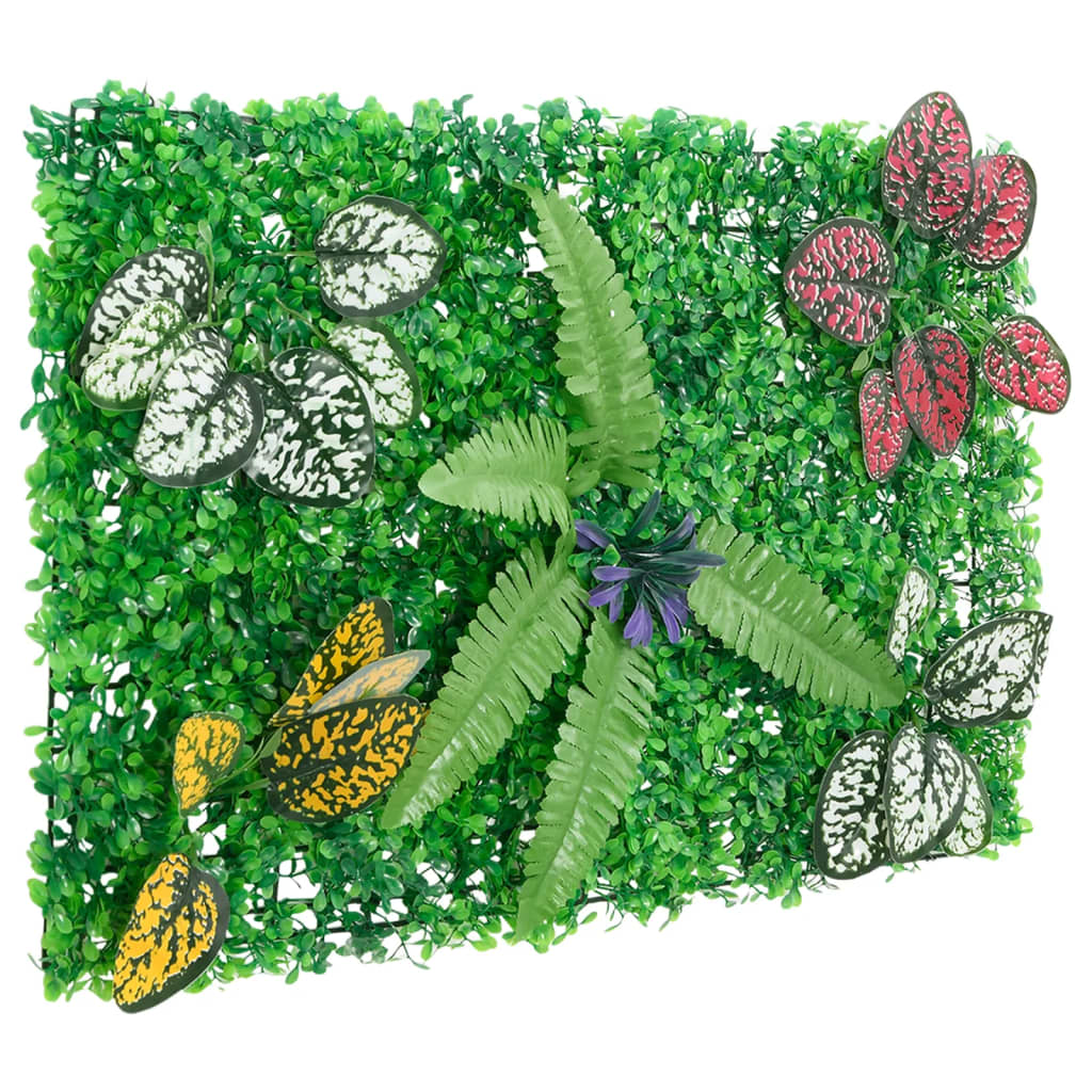 VidaXL clôture avec plantes artificielles 24 pcs 40x60 cm vert
