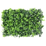 Vidaxxl clôture avec feuilles artificielles 6 pcs 40x60 cm vert