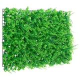 Vidaxxl clôture avec feuille de fougère artificielle 6 pcs 40x60 cm vert