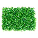 Vidaxxl clôture avec feuille de fougère artificielle 24 pcs 40x60 cm vert