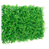Vidaxxl clôture avec feuille de fougère artificielle 24 pcs 40x60 cm vert