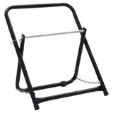 VidaXL chariot enrouleur de tuyau 48 cm 45 kg acier thermolaqué noir