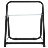 VidaXL chariot enrouleur de tuyau 48 cm 45 kg acier thermolaqué noir