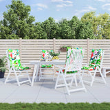 VidaXL coussins de chaise 4 pcs dossier haut tissu oxford multicolore
