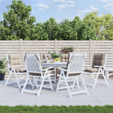 VidaXL coussins de chaise 6 pcs dossier bas tissu oxford taupe