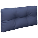 Coussin de palette Vidaxl 70x40x12 cm Oxford tissu marin bleu