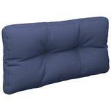 Vidaxx coussin palette 80x40x12 cm tissu bleu marine